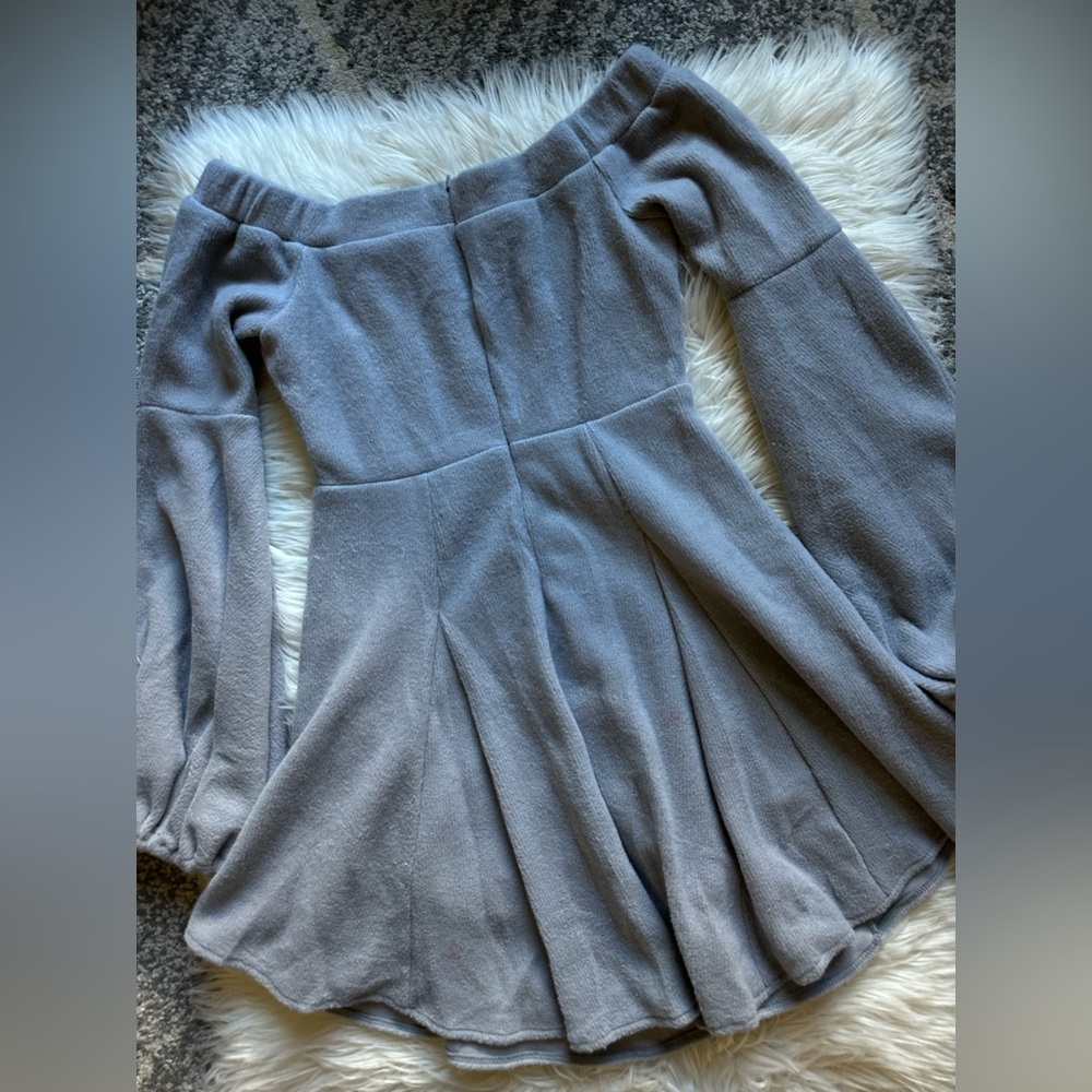 NEW fleece knit mini dress - Picture 10 of 10